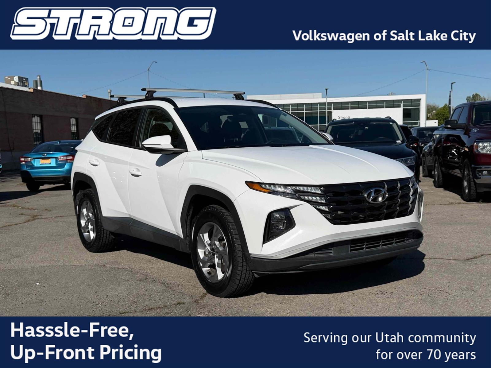 Serenity White Pearl 2023 Hyundai Tucson SUV / Crossover All-Wheel Drive Automatic