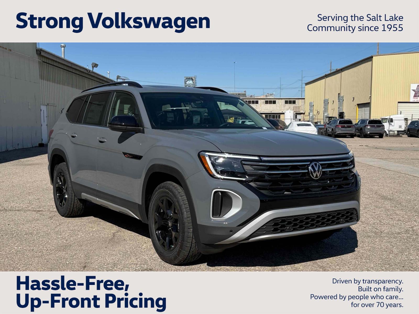 Pure Gray 2026 Volkswagen Atlas SUV / Crossover All-Wheel Drive Automatic