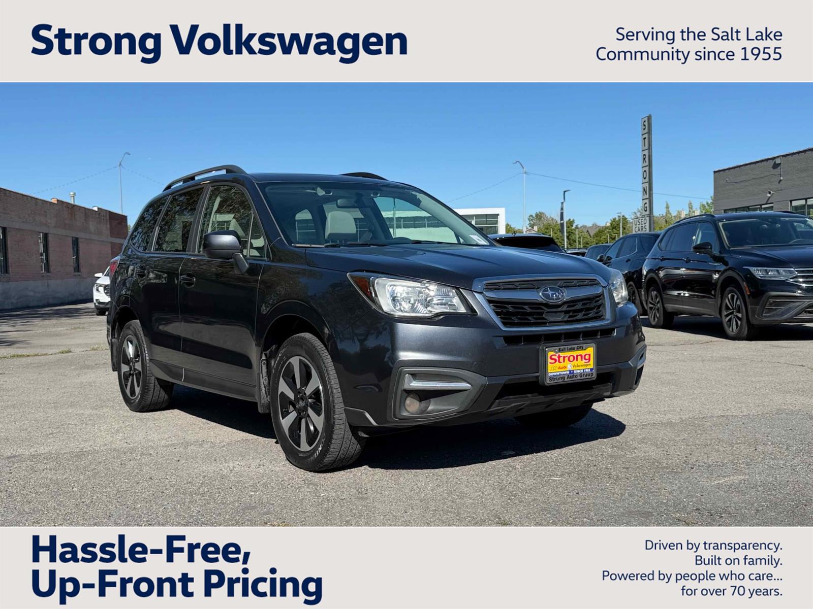Dark Gray Metallic 2017 Subaru Forester 2.5i Premium SUV / Crossover All-Wheel Drive Continuously Variable Transmission