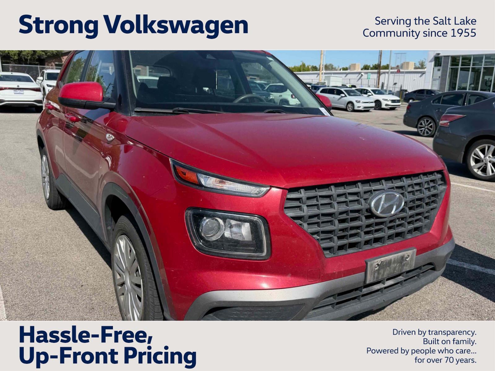Scarlet Red Pearl 2020 Hyundai Venue SE FWD SUV / Crossover Front-Wheel Drive Continuously Variable Transmission