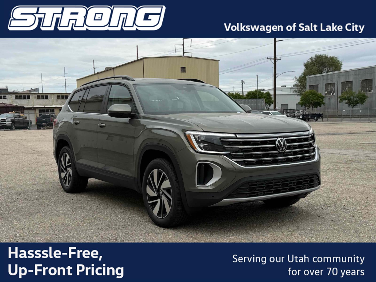 Avocado Green Pearl 2026 Volkswagen Atlas SUV / Crossover All-Wheel Drive Automatic