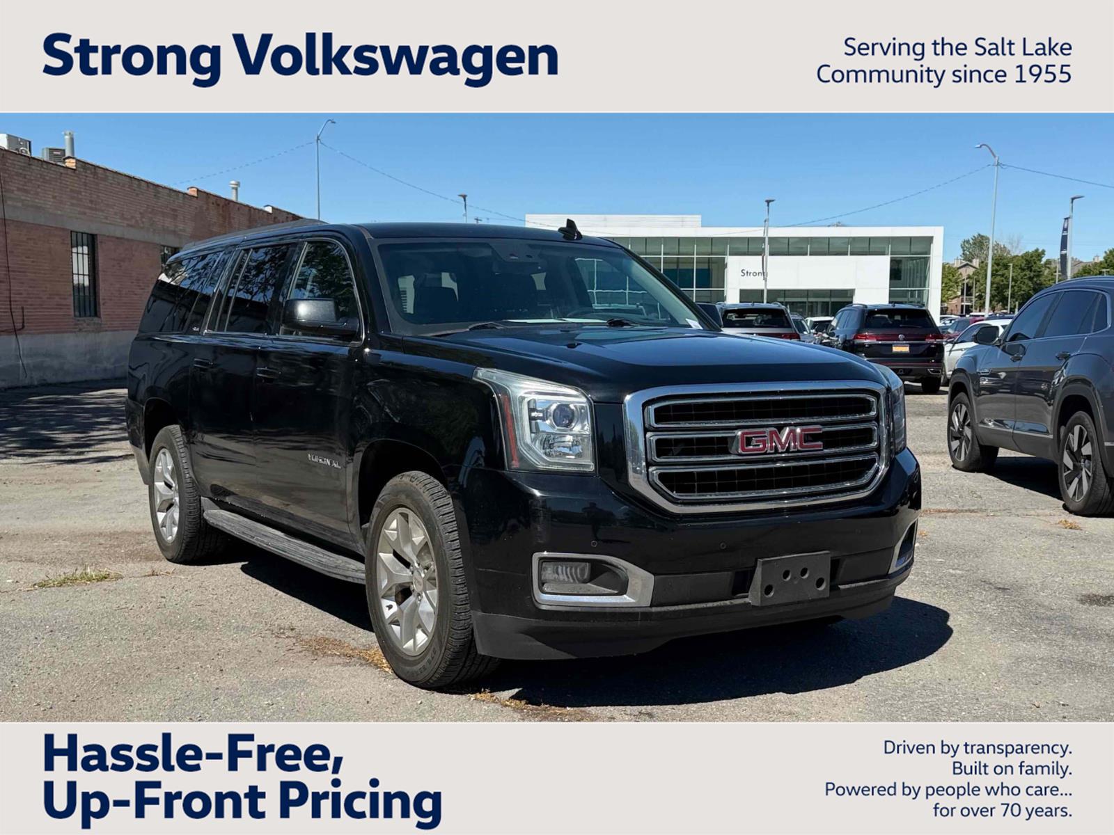 Onyx Black 2015 GMC Yukon XL SLE 4WD SUV / Crossover Four-Wheel Drive 6-Speed Automatic