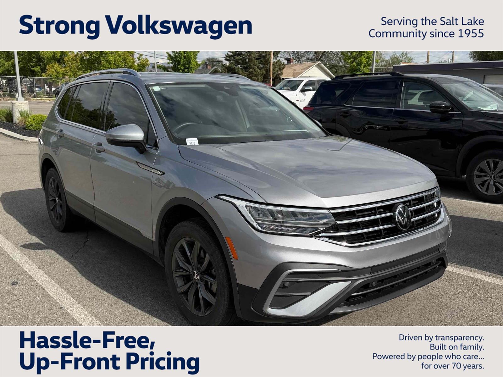 Pyrite Silver Metallic 2023 Volkswagen Tiguan SE 4Motion SUV / Crossover All-Wheel Drive Automatic