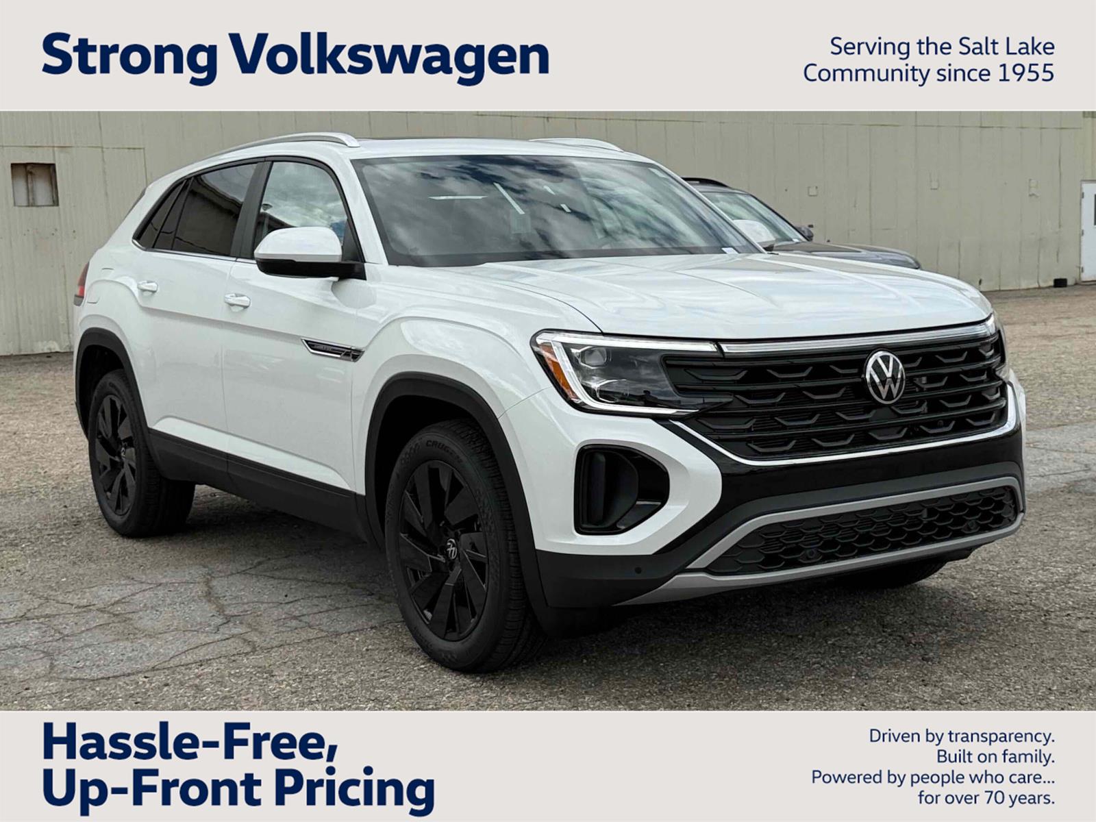 Opal White Pearl 2026 Volkswagen Atlas Cross Sport SE 4Motion with Technology SUV / Crossover All-Wheel Drive Automatic