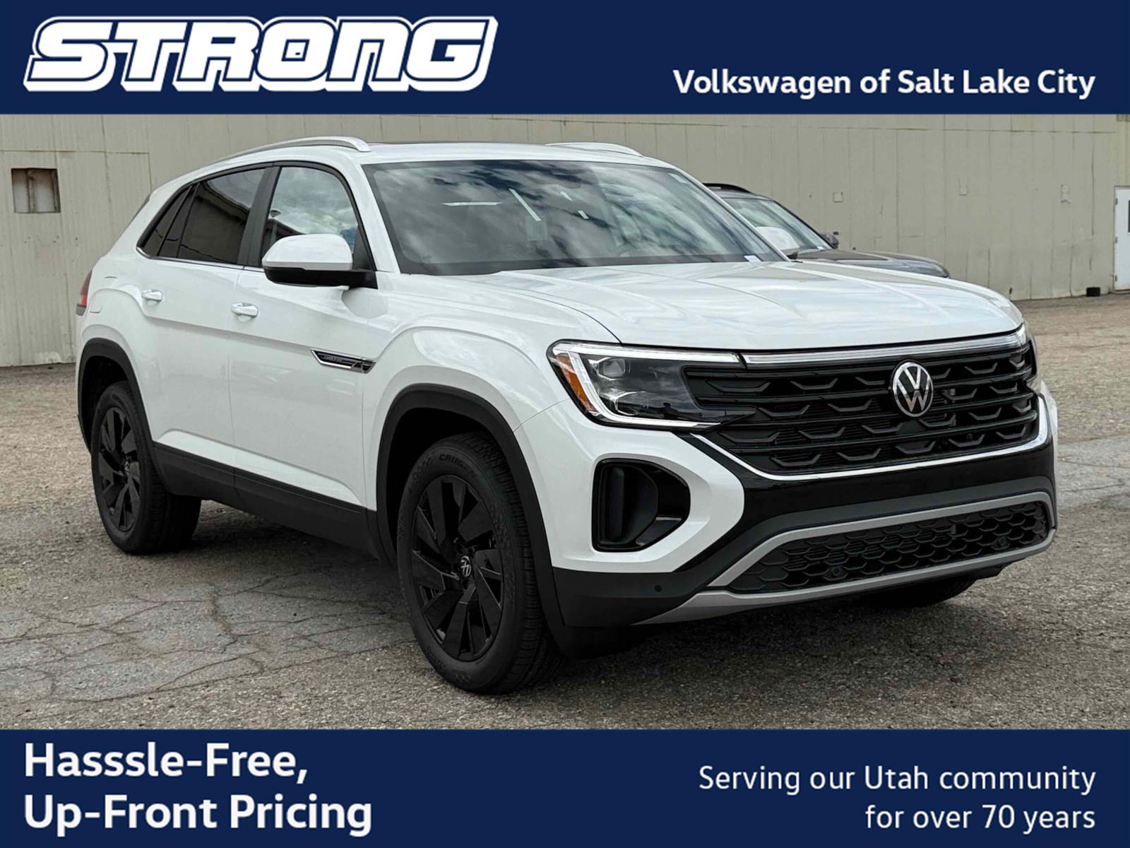 Opal White Pearl 2026 Volkswagen Atlas Cross Sport SUV / Crossover All-Wheel Drive Automatic