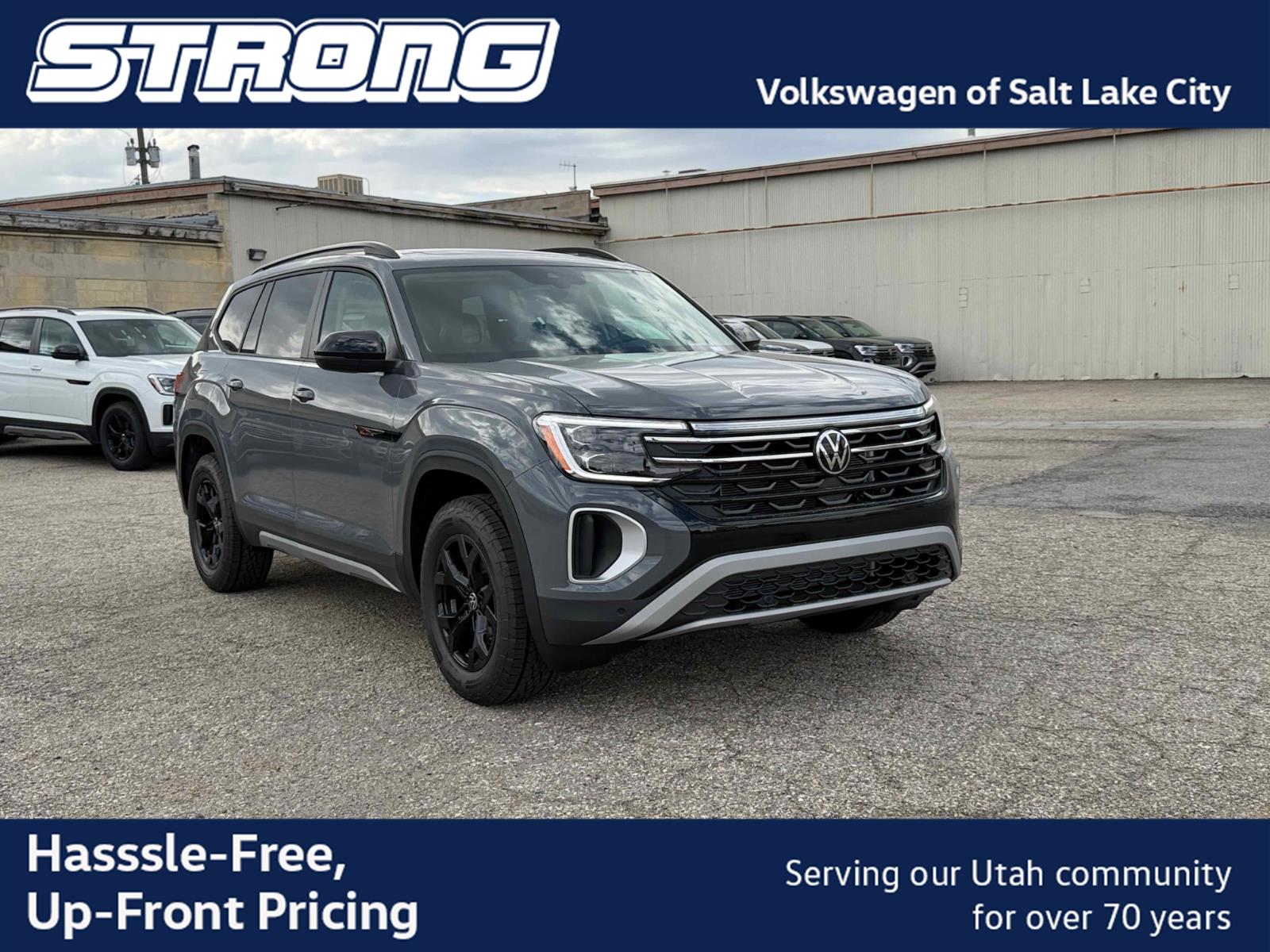 Pure Gray 2026 Volkswagen Atlas SUV / Crossover All-Wheel Drive Automatic