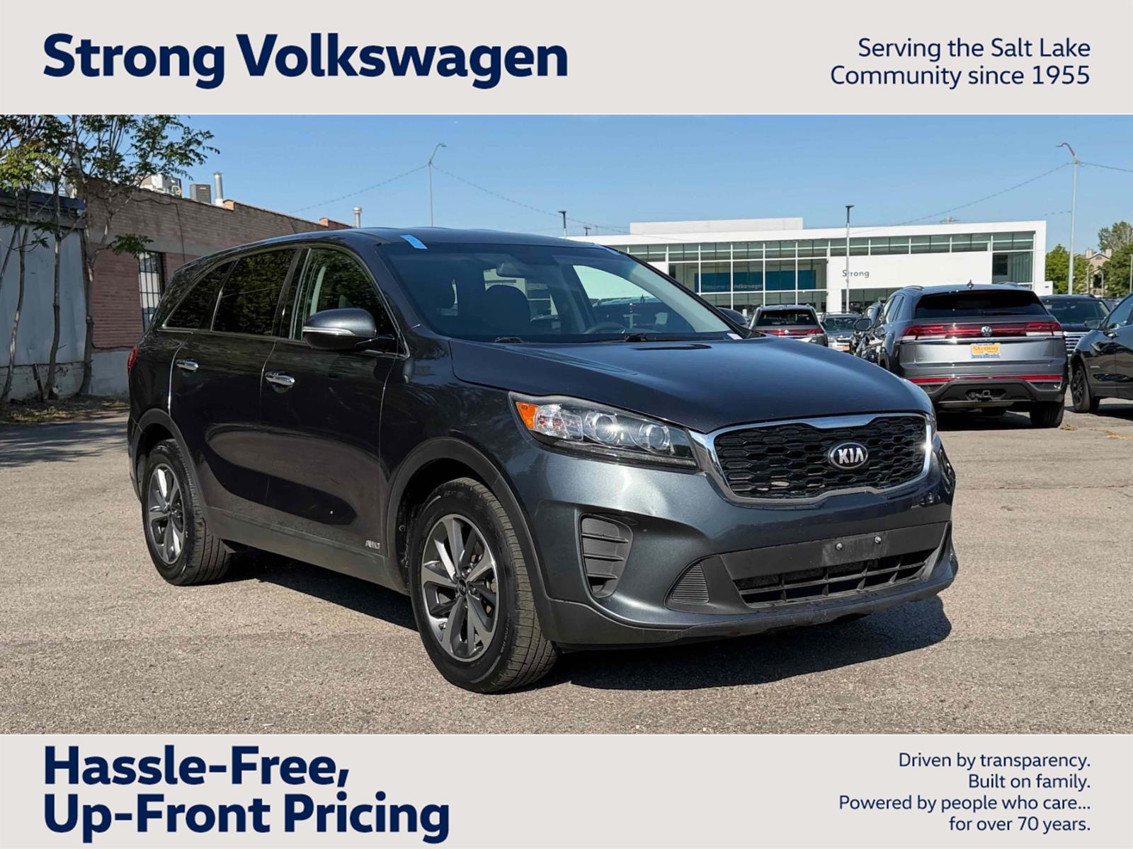 Gravity Gray 2020 Kia Sorento LX V6 AWD SUV / Crossover All-Wheel Drive Automatic