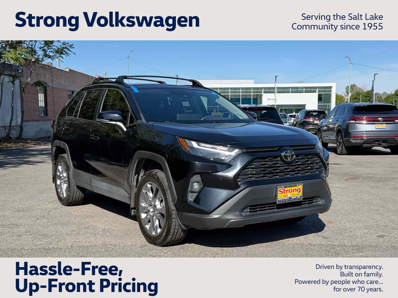 Midnight Black Metallic 2023 Toyota RAV4 XLE Premium AWD SUV / Crossover All-Wheel Drive 8-Speed Automatic