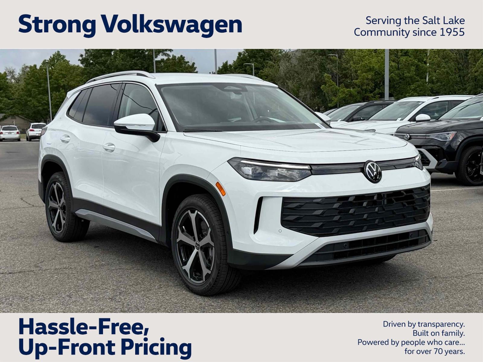 Pure White 2026 Volkswagen Tiguan SE 4Motion SUV / Crossover All-Wheel Drive Automatic