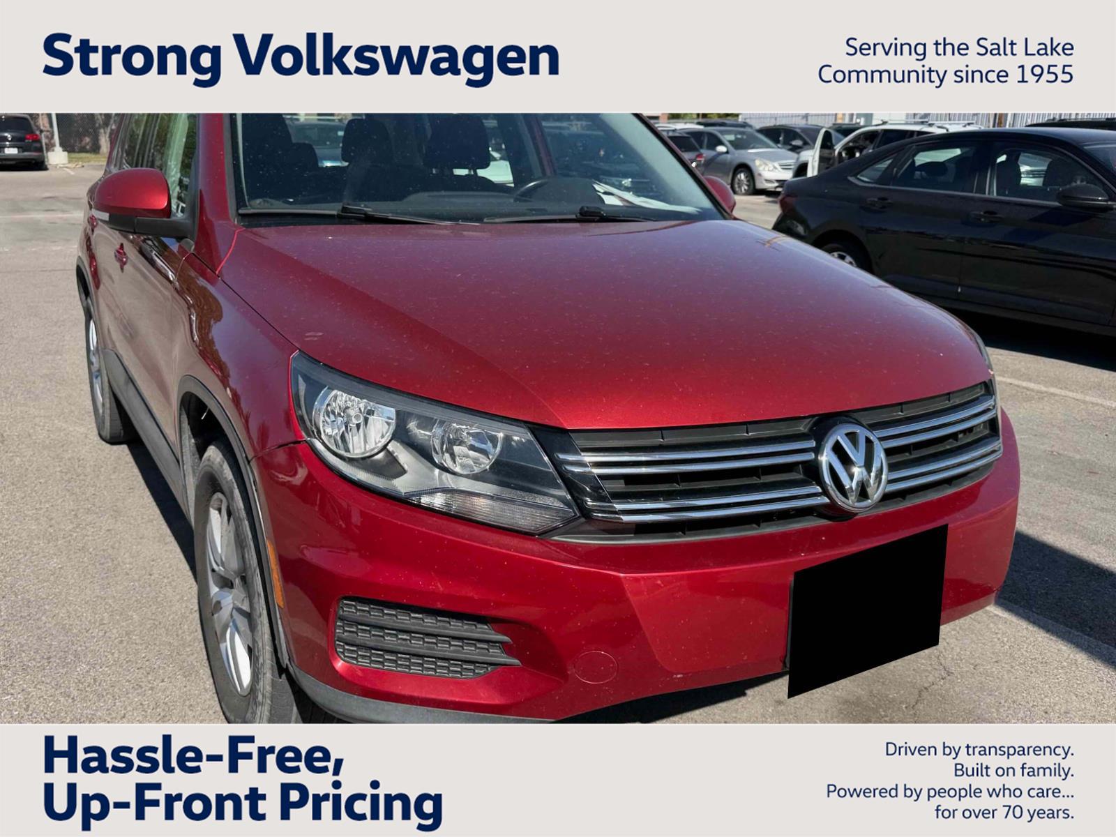 Wild Cherry Metallic 2014 Volkswagen Tiguan S 4Motion SUV / Crossover All-Wheel Drive Automatic