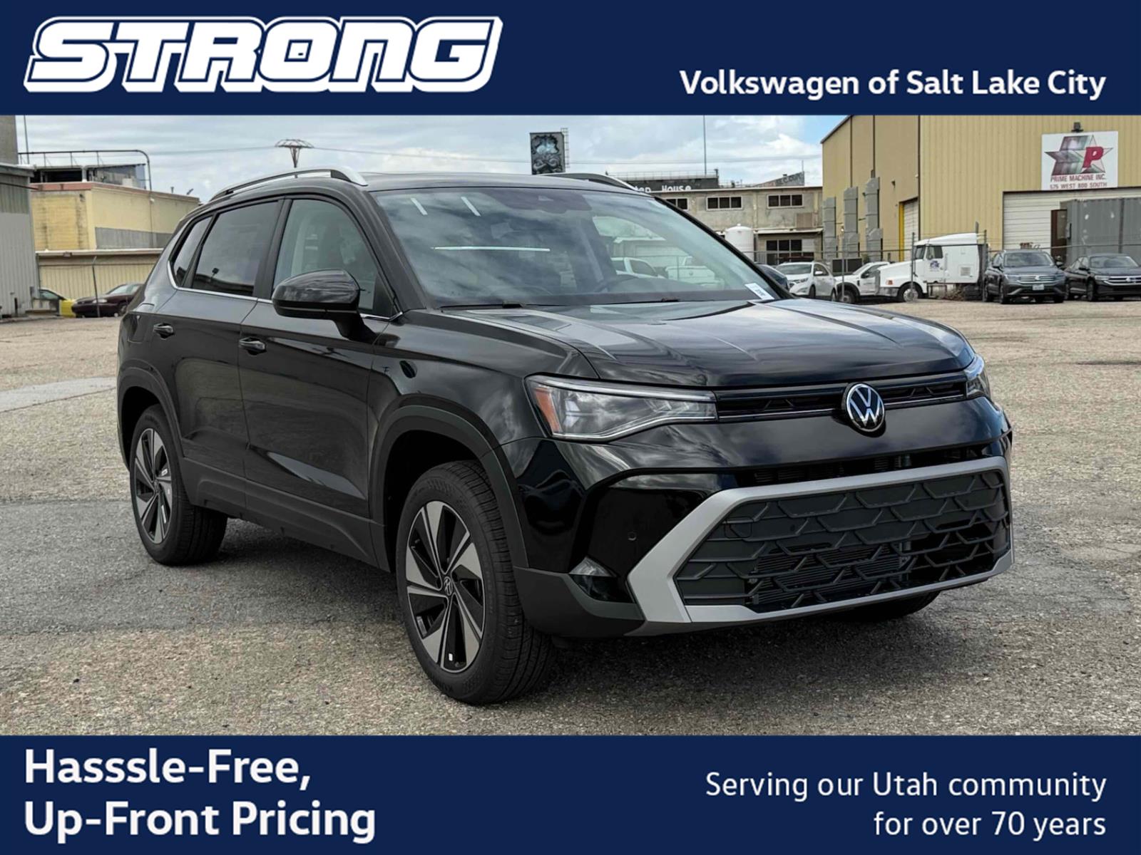 Deep Black Pearl 2026 Volkswagen Taos SUV / Crossover All-Wheel Drive Automatic