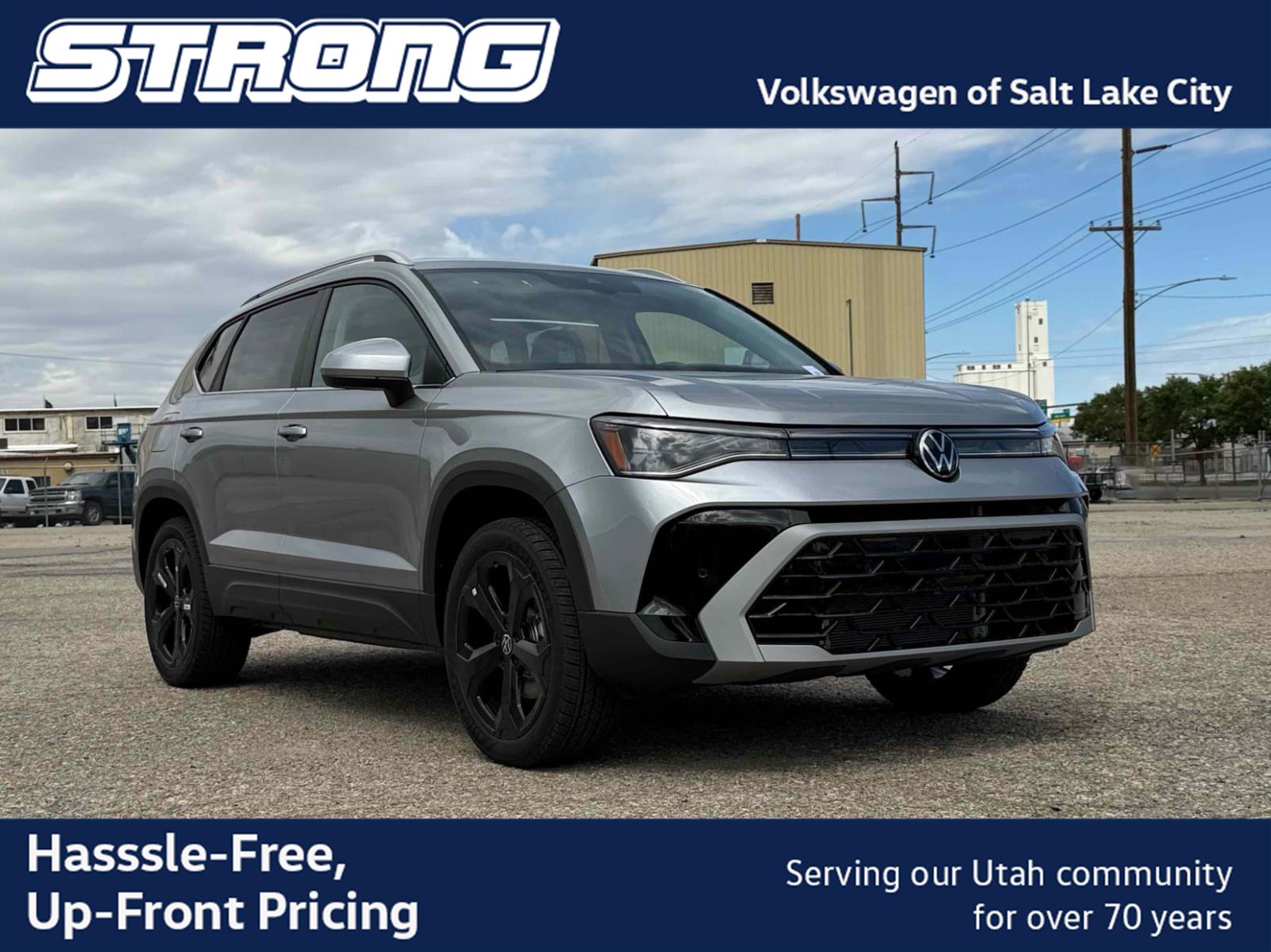 Pyrite Silver Metallic 2026 Volkswagen Taos SUV / Crossover All-Wheel Drive Automatic