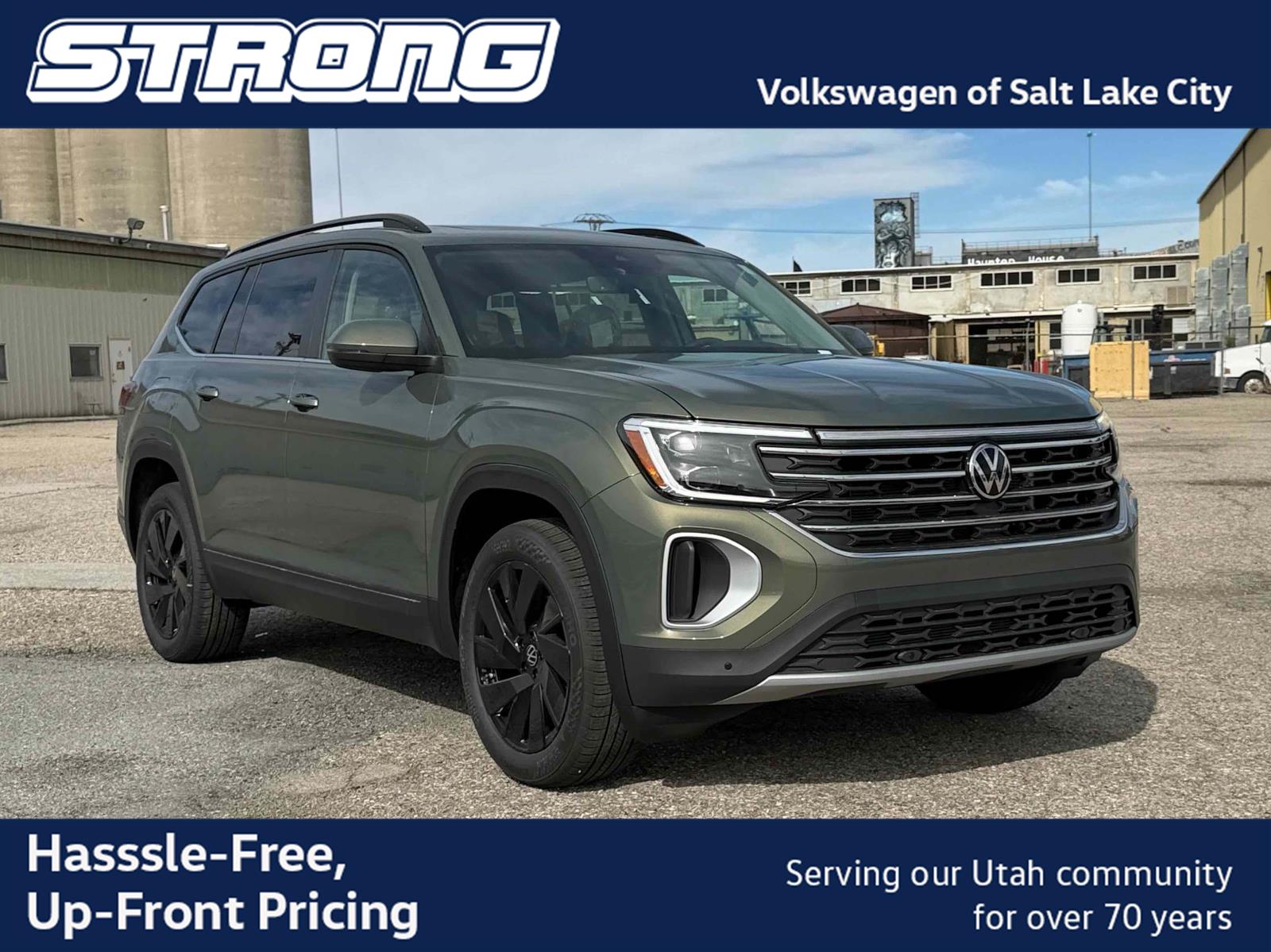 Avocado Green Pearl 2026 Volkswagen Atlas SUV / Crossover All-Wheel Drive Automatic