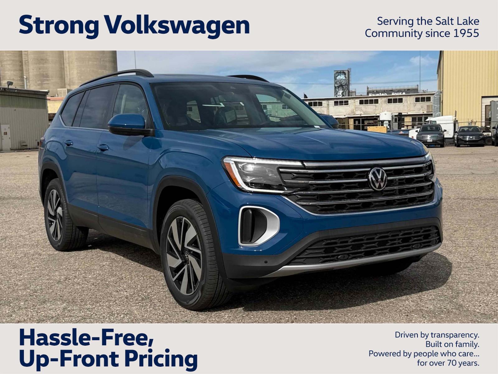 Mountain Lake Blue Metallic 2026 Volkswagen Atlas SUV / Crossover All-Wheel Drive Automatic