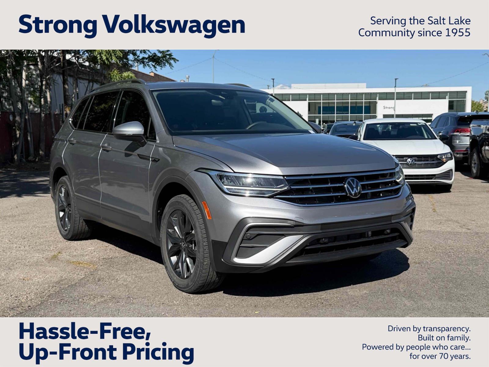 Pyrite Silver Metallic 2023 Volkswagen Tiguan SE 4Motion SUV / Crossover All-Wheel Drive Automatic