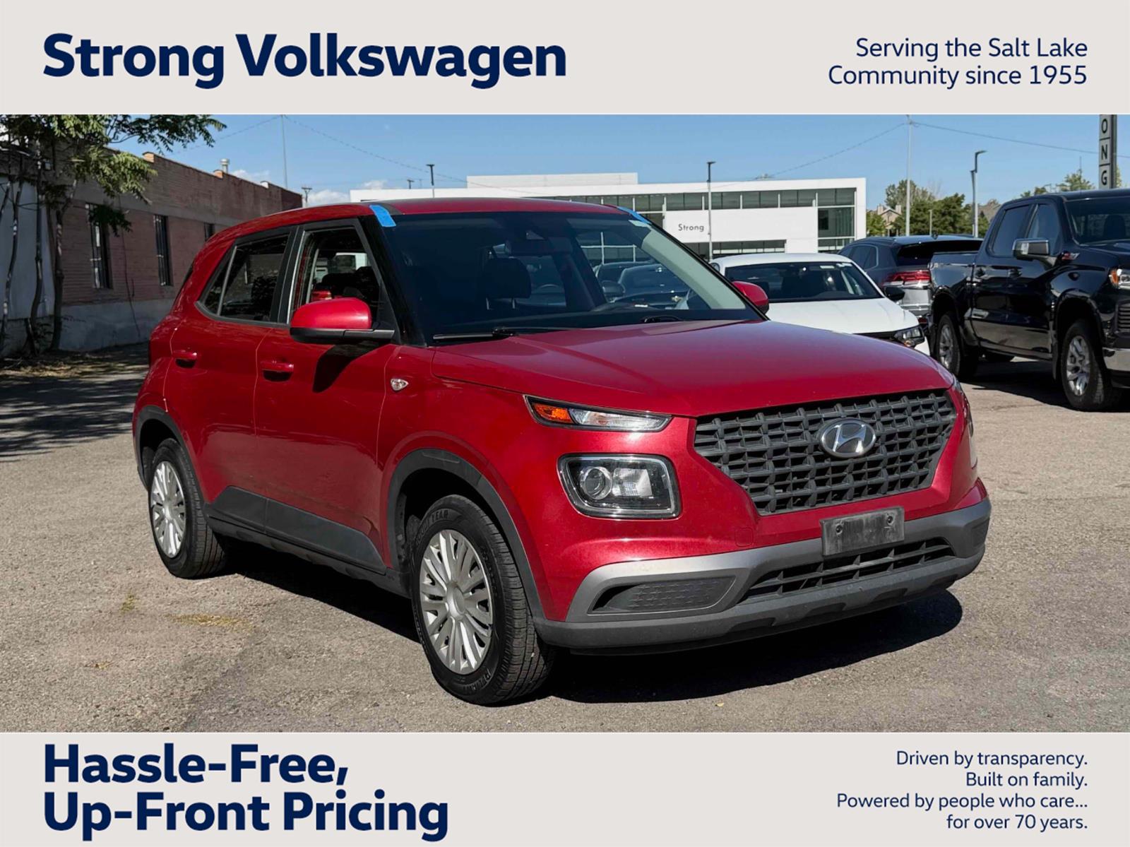 Scarlet Red Pearl 2020 Hyundai Venue SE FWD SUV / Crossover Front-Wheel Drive Continuously Variable Transmission