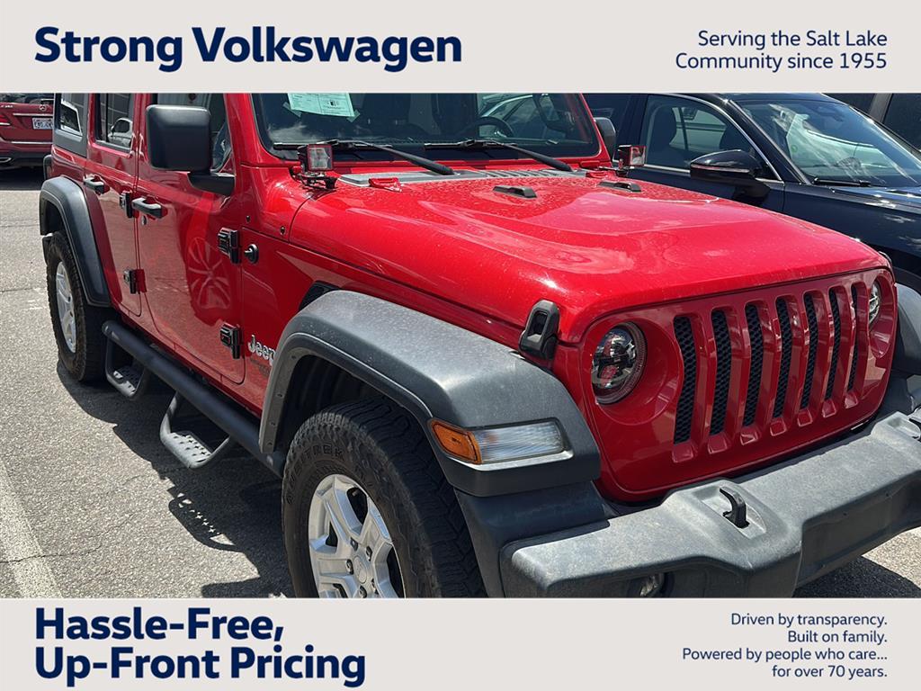 Firecracker Red Clearcoat 2019 Jeep Wrangler Unlimited Sport S 4WD SUV / Crossover Four-Wheel Drive 8-Speed Automatic