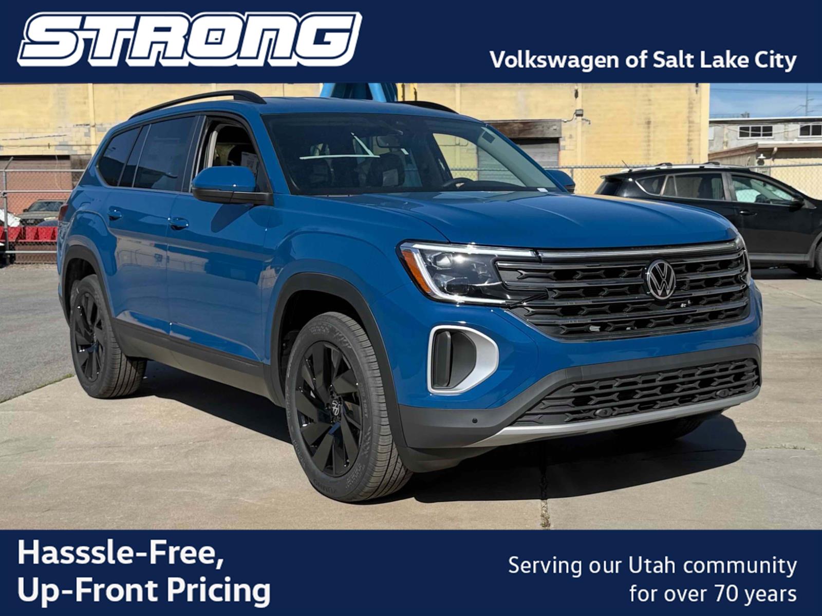 Mountain Lake Blue Metallic 2026 Volkswagen Atlas SUV / Crossover All-Wheel Drive Automatic