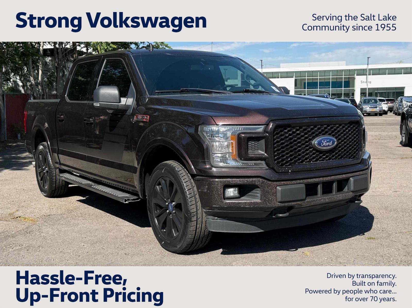 Magma Red 2019 Ford F-150 Pickup Truck Four-Wheel Drive Automatic