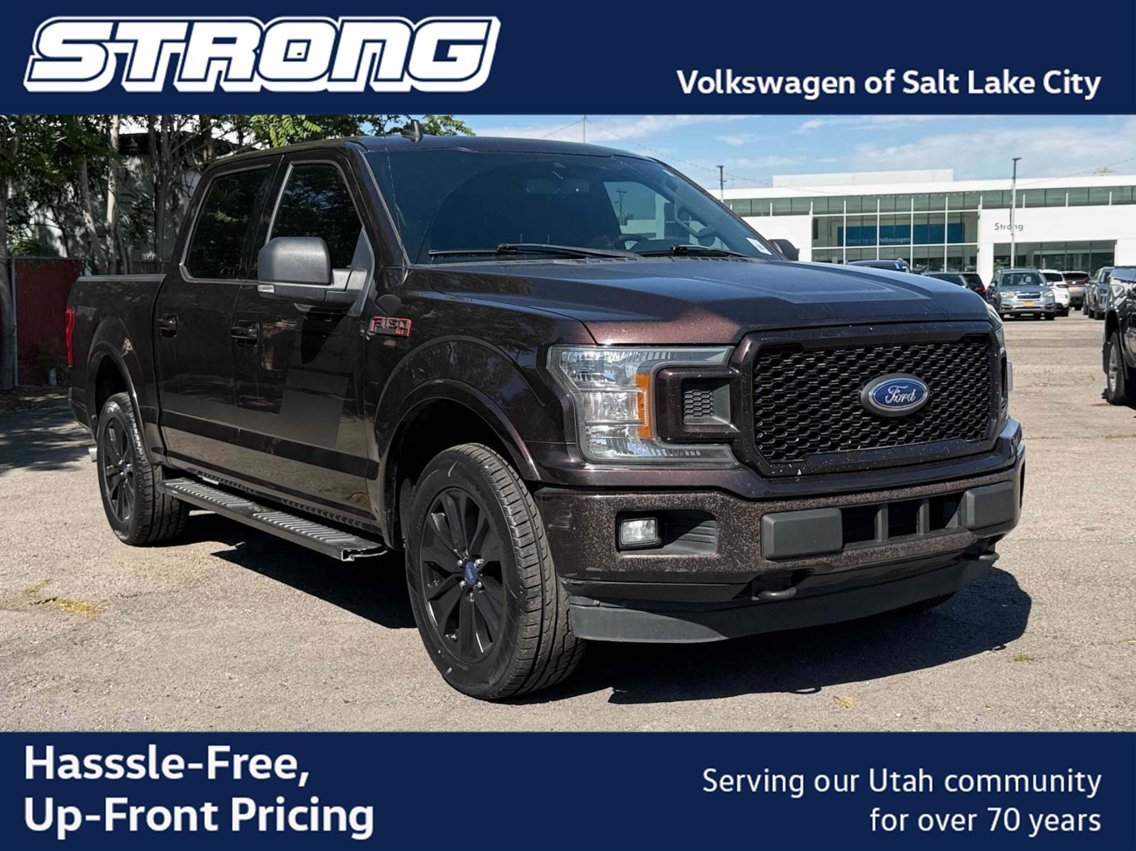 Magma Red 2019 Ford F-150 Pickup Truck Four-Wheel Drive Automatic