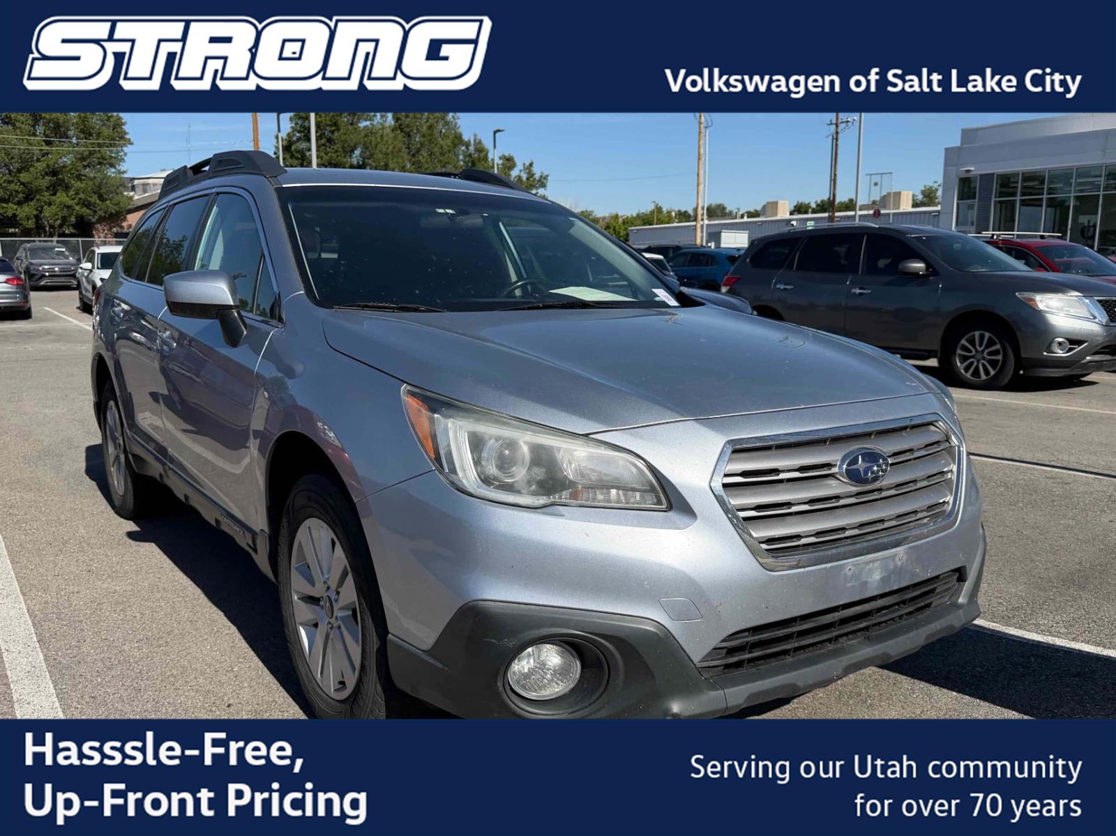 Ice Silver Metallic 2016 Subaru Outback Wagon All-Wheel Drive Continuously Variable Transmission