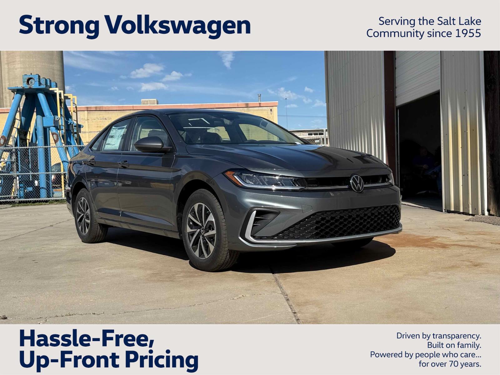 Platinum Gray Metallic 2026 Volkswagen Jetta Sedan Front-Wheel Drive Automatic
