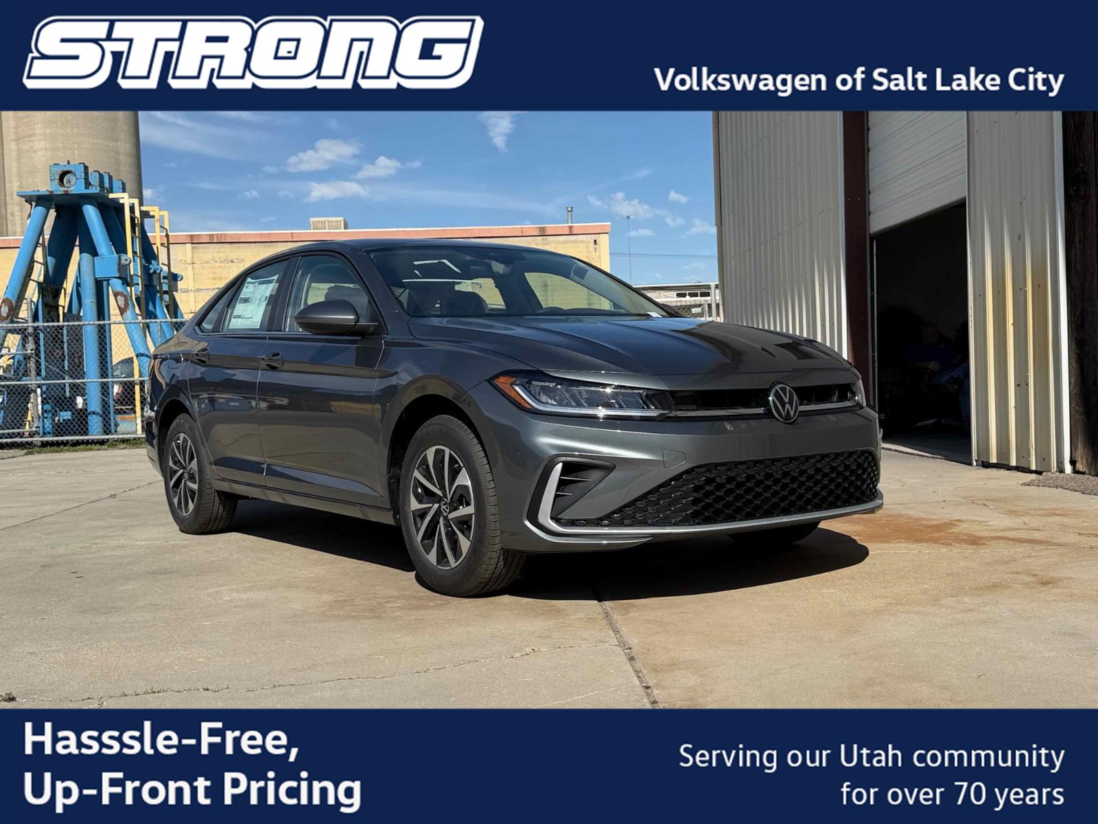 Platinum Gray Metallic 2026 Volkswagen Jetta Sedan Front-Wheel Drive Automatic
