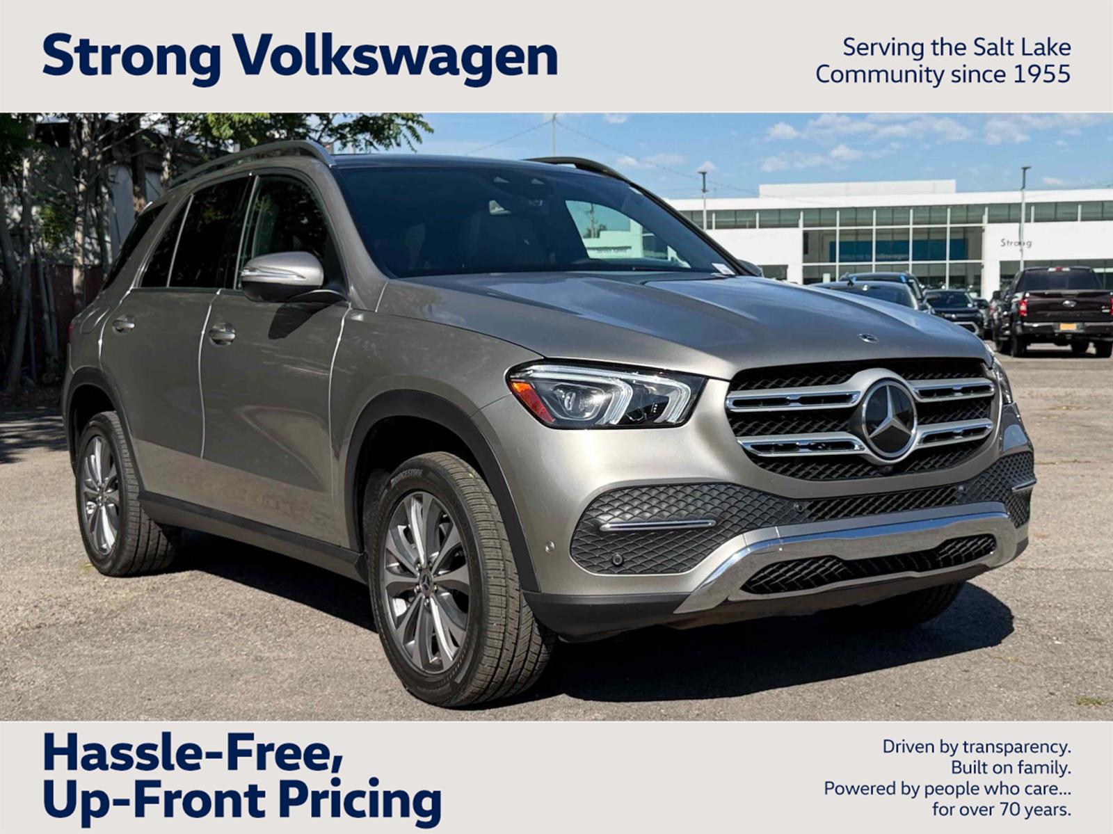 Mojave Silver Metallic 2023 Mercedes-Benz GLE 350 4MATIC SUV / Crossover All-Wheel Drive Automatic