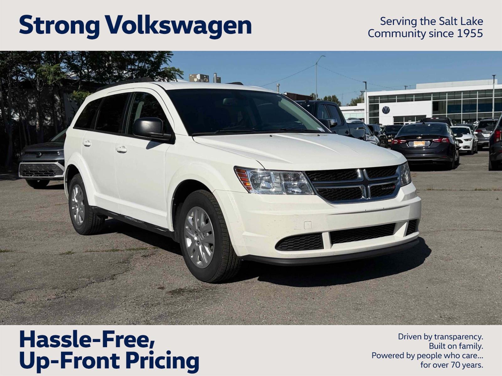 Vice White 2020 Dodge Journey SUV / Crossover Front-Wheel Drive 4-Speed Automatic