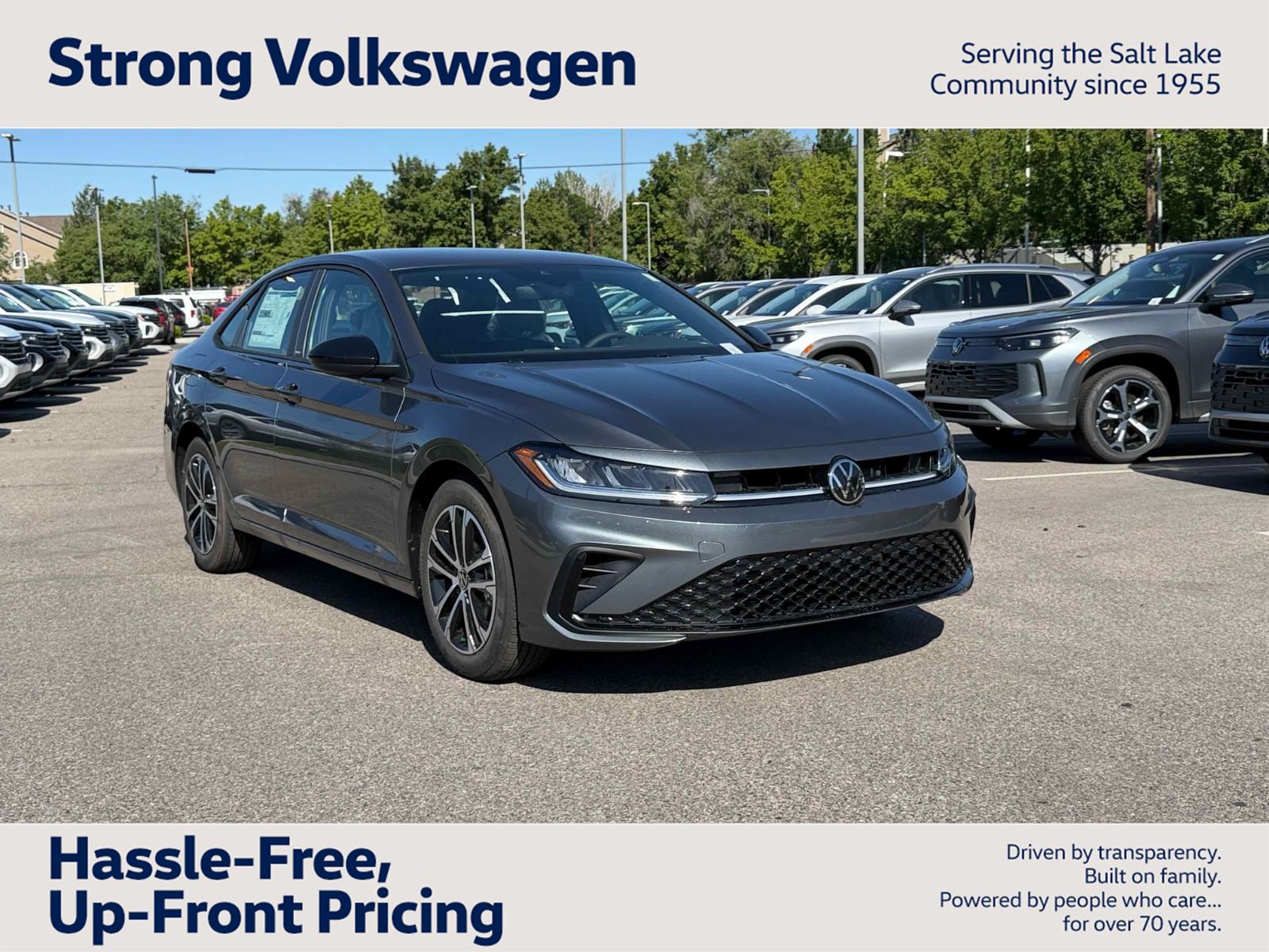 Platinum Gray Metallic 2026 Volkswagen Jetta Sedan Front-Wheel Drive Automatic