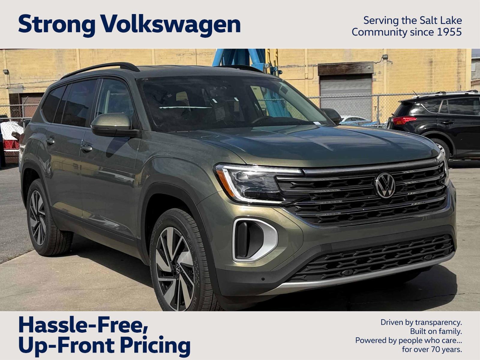 Avocado Green Pearl 2026 Volkswagen Atlas SUV / Crossover All-Wheel Drive Automatic