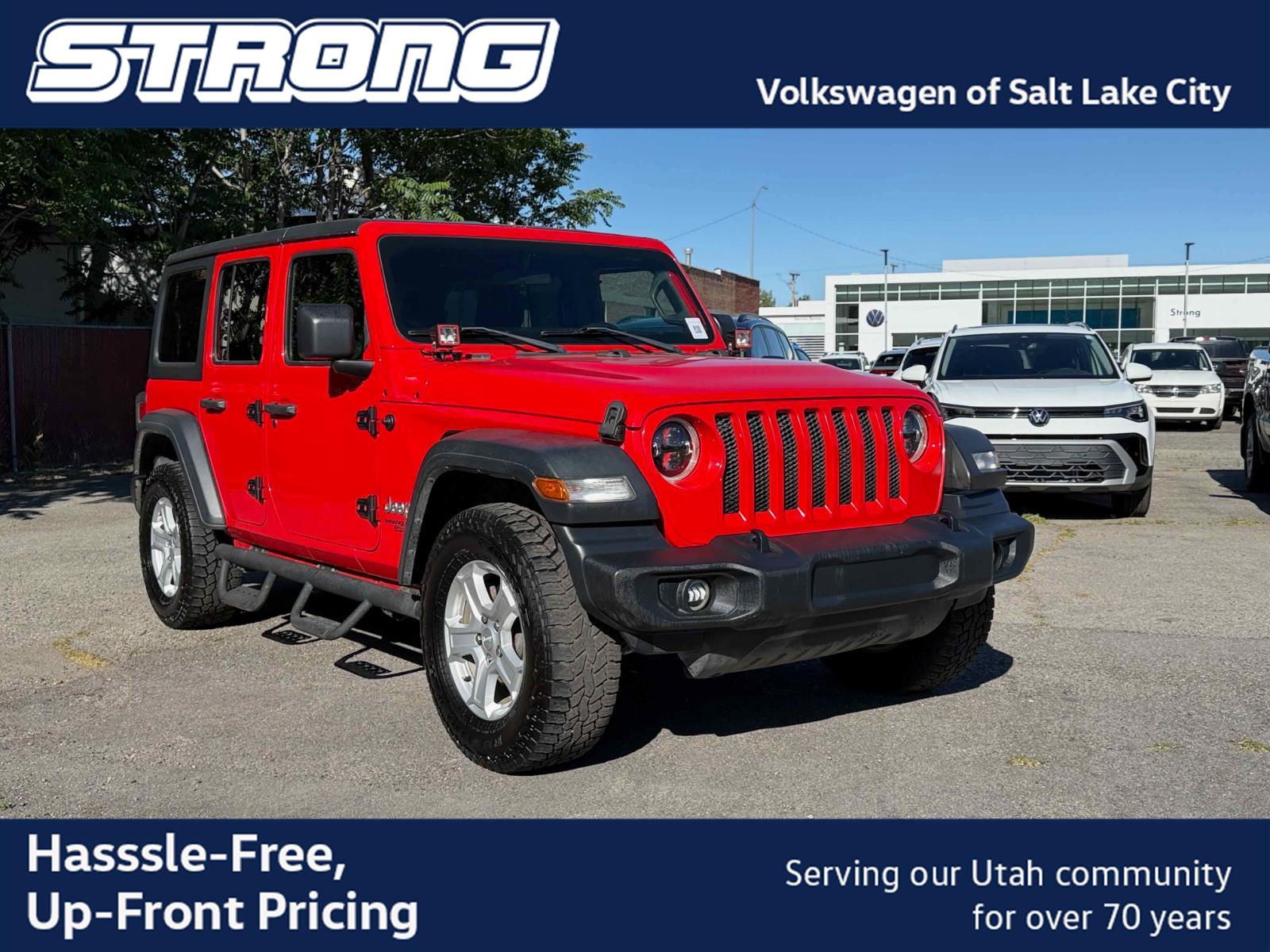Firecracker Red Clearcoat 2019 Jeep Wrangler SUV / Crossover Four-Wheel Drive 8-Speed Automatic