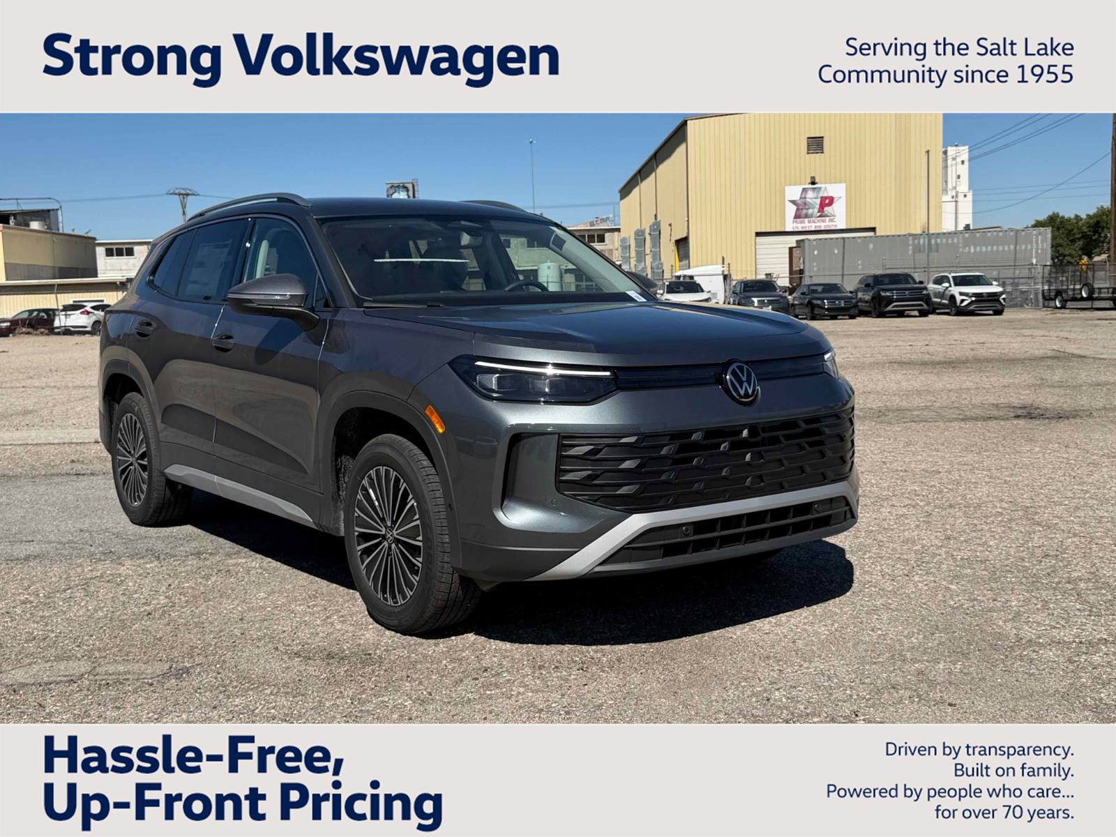 Platinum Gray Metallic 2026 Volkswagen Tiguan SUV / Crossover All-Wheel Drive Automatic