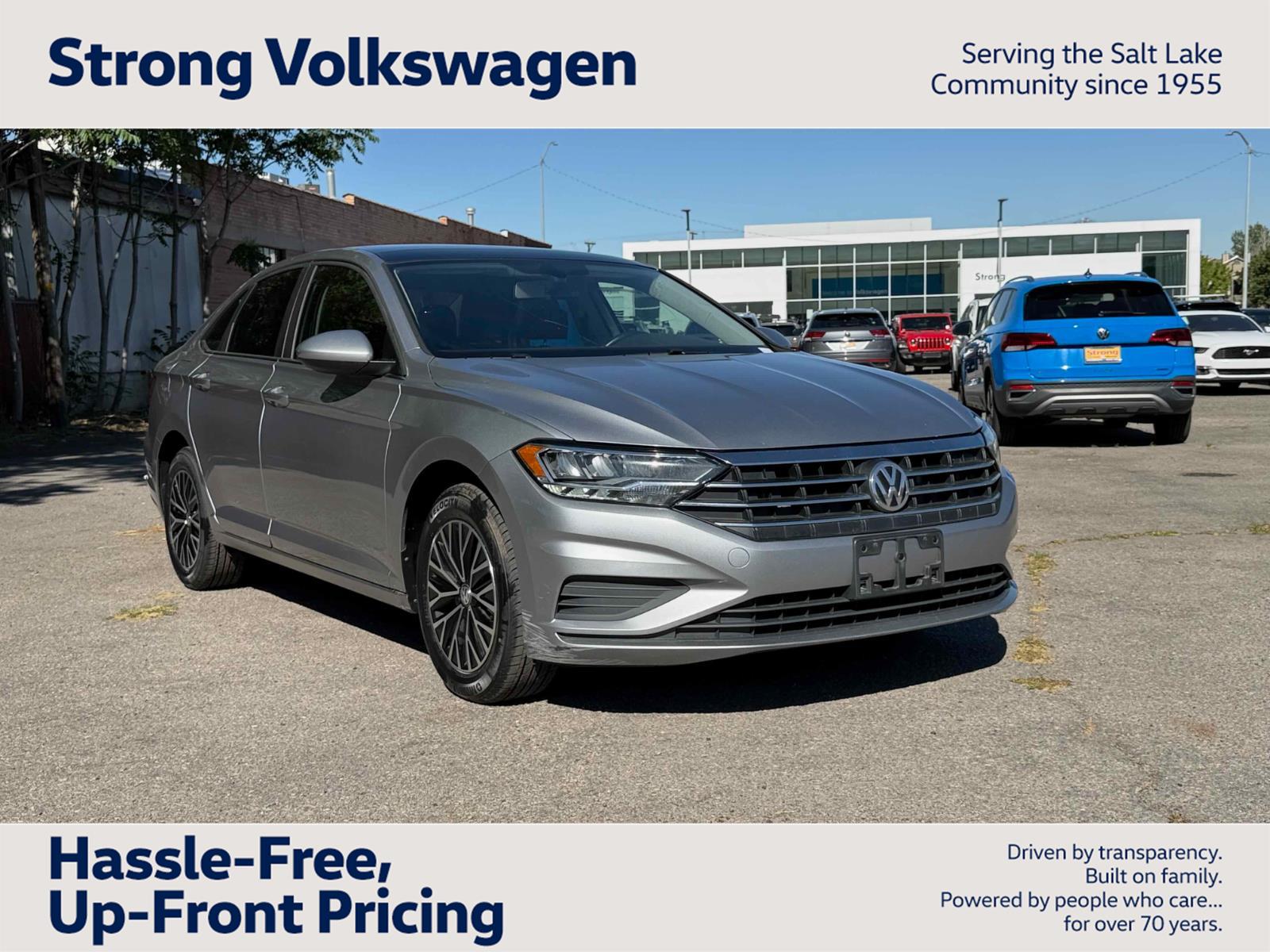 Platinum Gray Metallic 2019 Volkswagen Jetta Sedan Front-Wheel Drive 