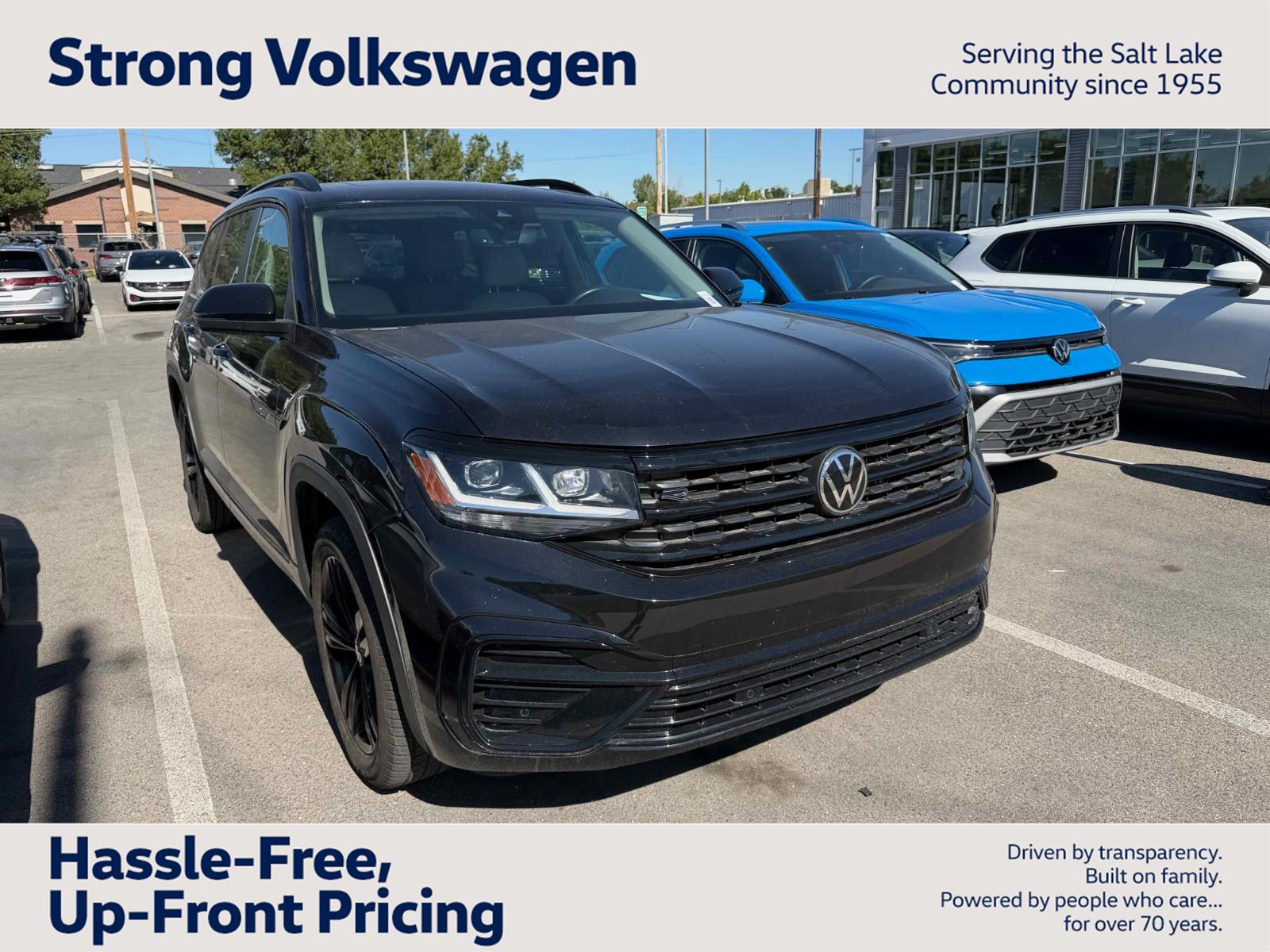 Deep Black Pearl 2023 Volkswagen Atlas SUV / Crossover All-Wheel Drive Automatic