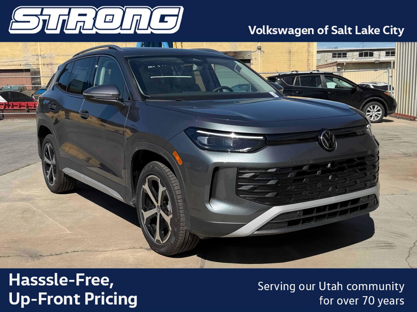 Platinum Gray Metallic 2026 Volkswagen Tiguan SUV / Crossover All-Wheel Drive Automatic