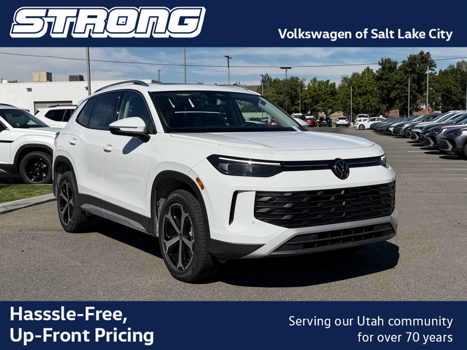 Pure White 2026 Volkswagen Tiguan SUV / Crossover All-Wheel Drive Automatic