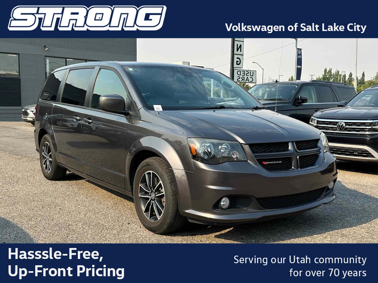 Gray (Granite Pearlcoat) 2019 Dodge Grand Caravan Minivan Front-Wheel Drive 6-Speed Automatic