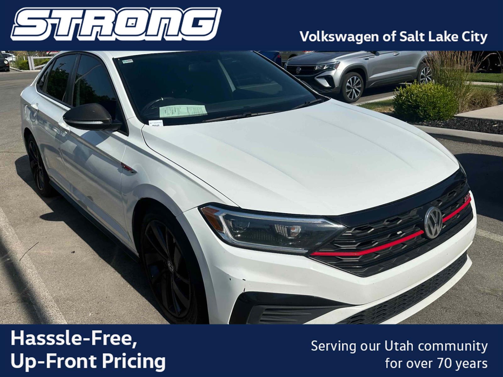 Pure White 2021 Volkswagen Jetta GLI Sedan Front-Wheel Drive Automatic