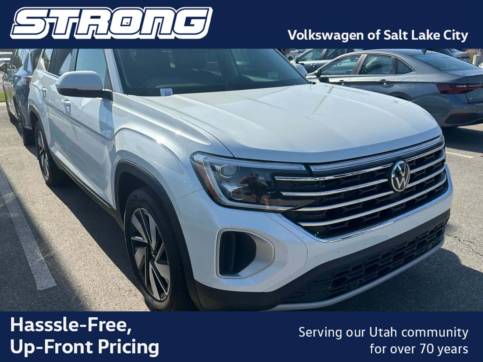 White 2026 Volkswagen Atlas SUV / Crossover All-Wheel Drive