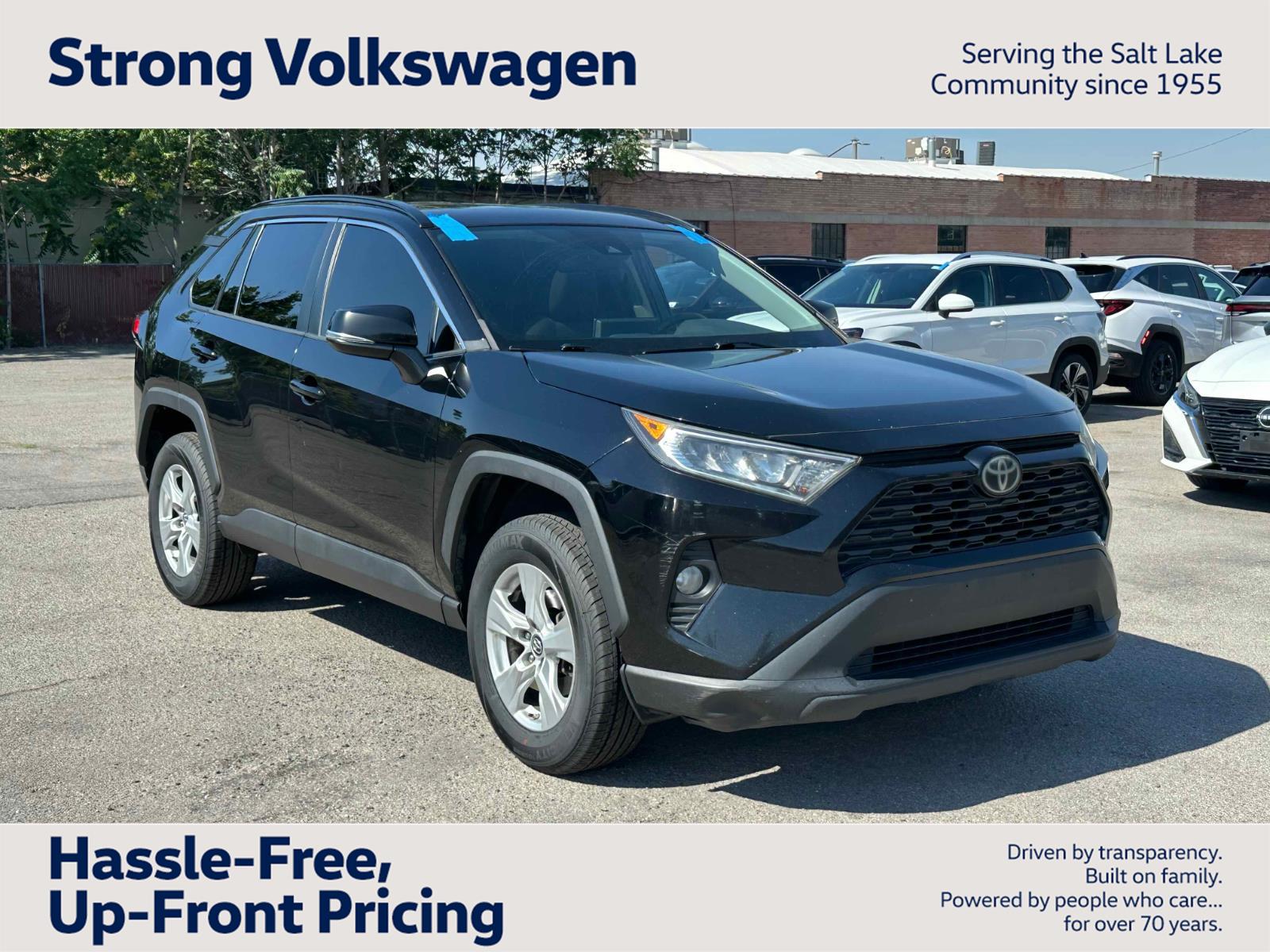 Midnight Black Metallic 2019 Toyota RAV4 SUV / Crossover All-Wheel Drive 8-Speed Automatic