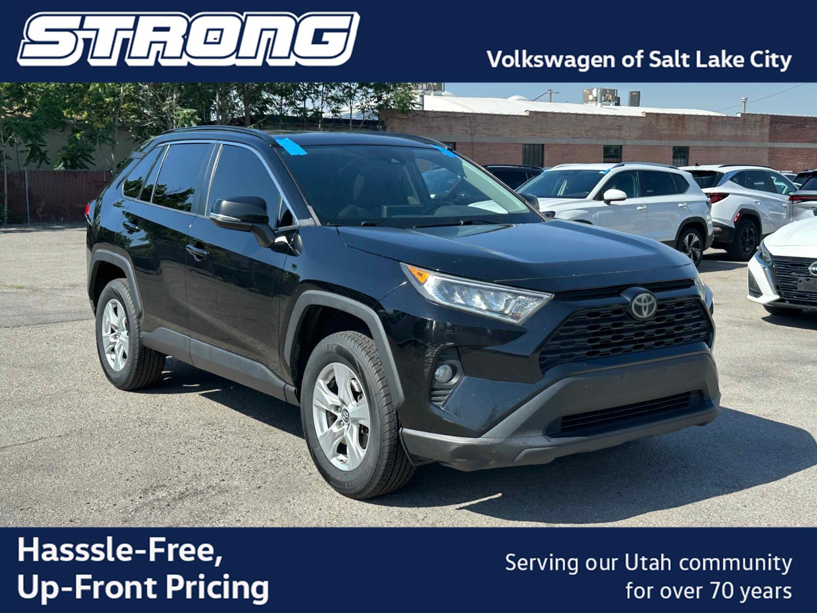 Midnight Black Metallic 2019 Toyota RAV4 SUV / Crossover All-Wheel Drive 8-Speed Automatic