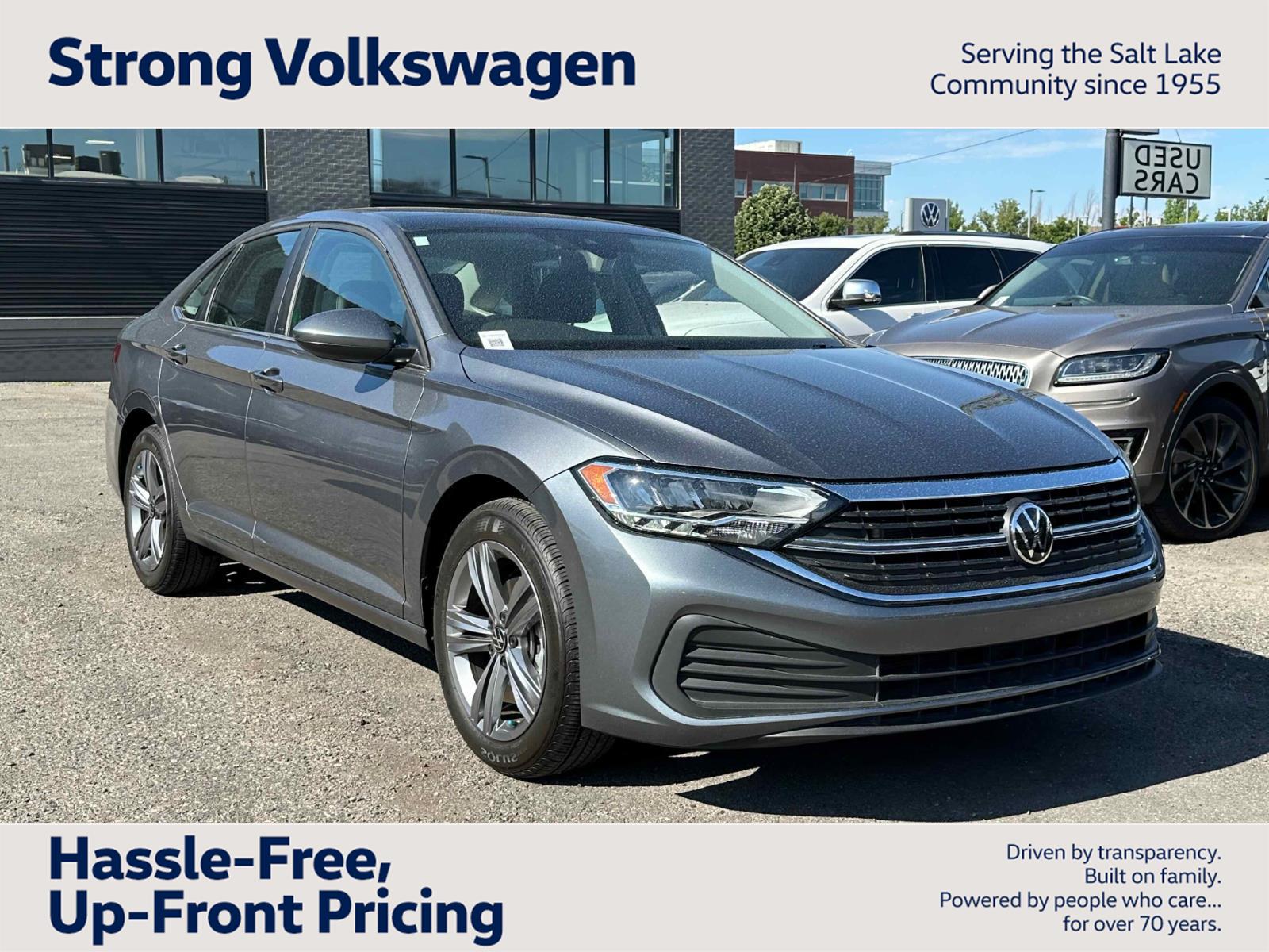 Platinum Gray Metallic 2024 Volkswagen Jetta Sedan Front-Wheel Drive Automatic