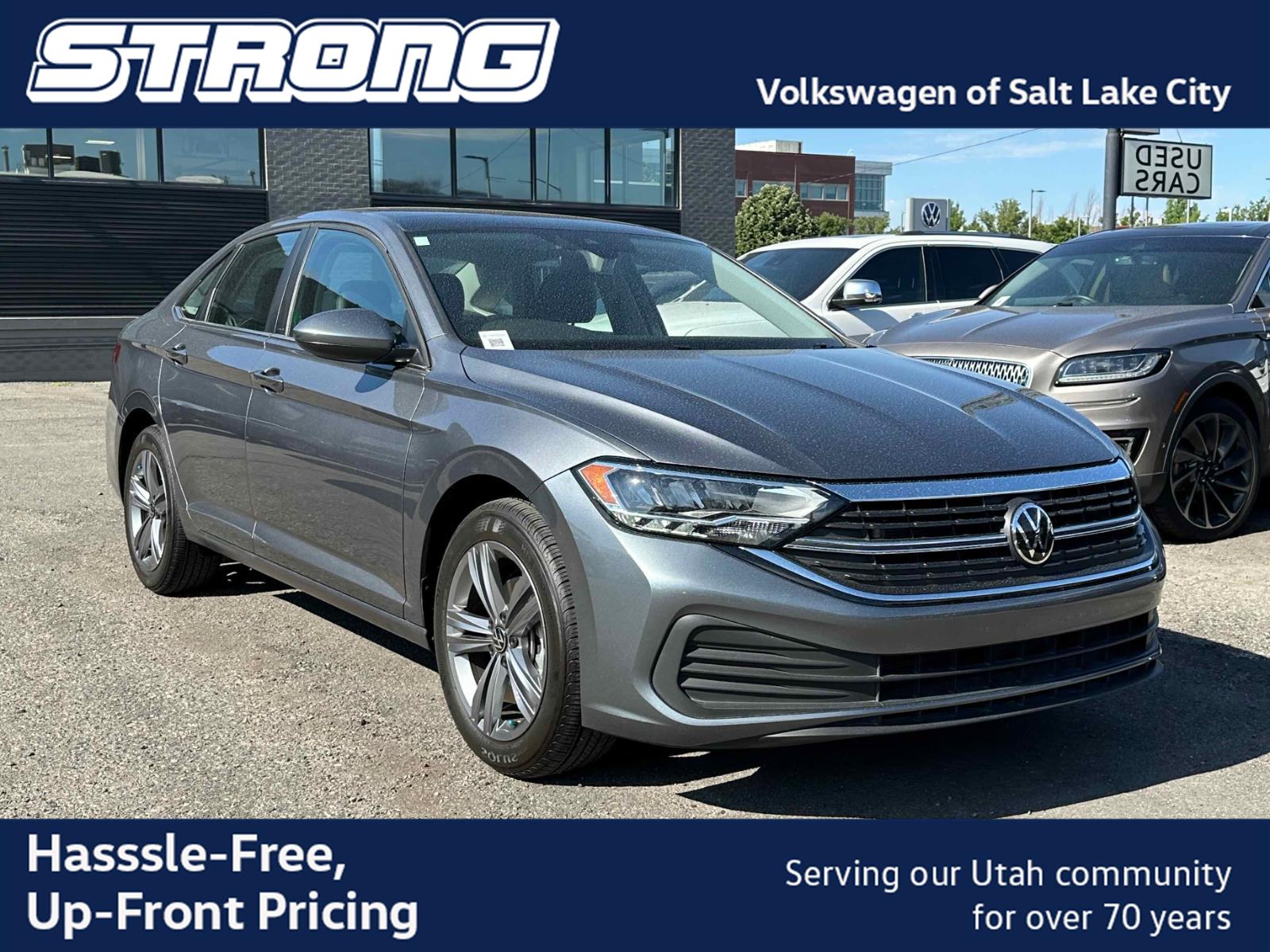 Platinum Gray Metallic 2024 Volkswagen Jetta Sedan Front-Wheel Drive Automatic