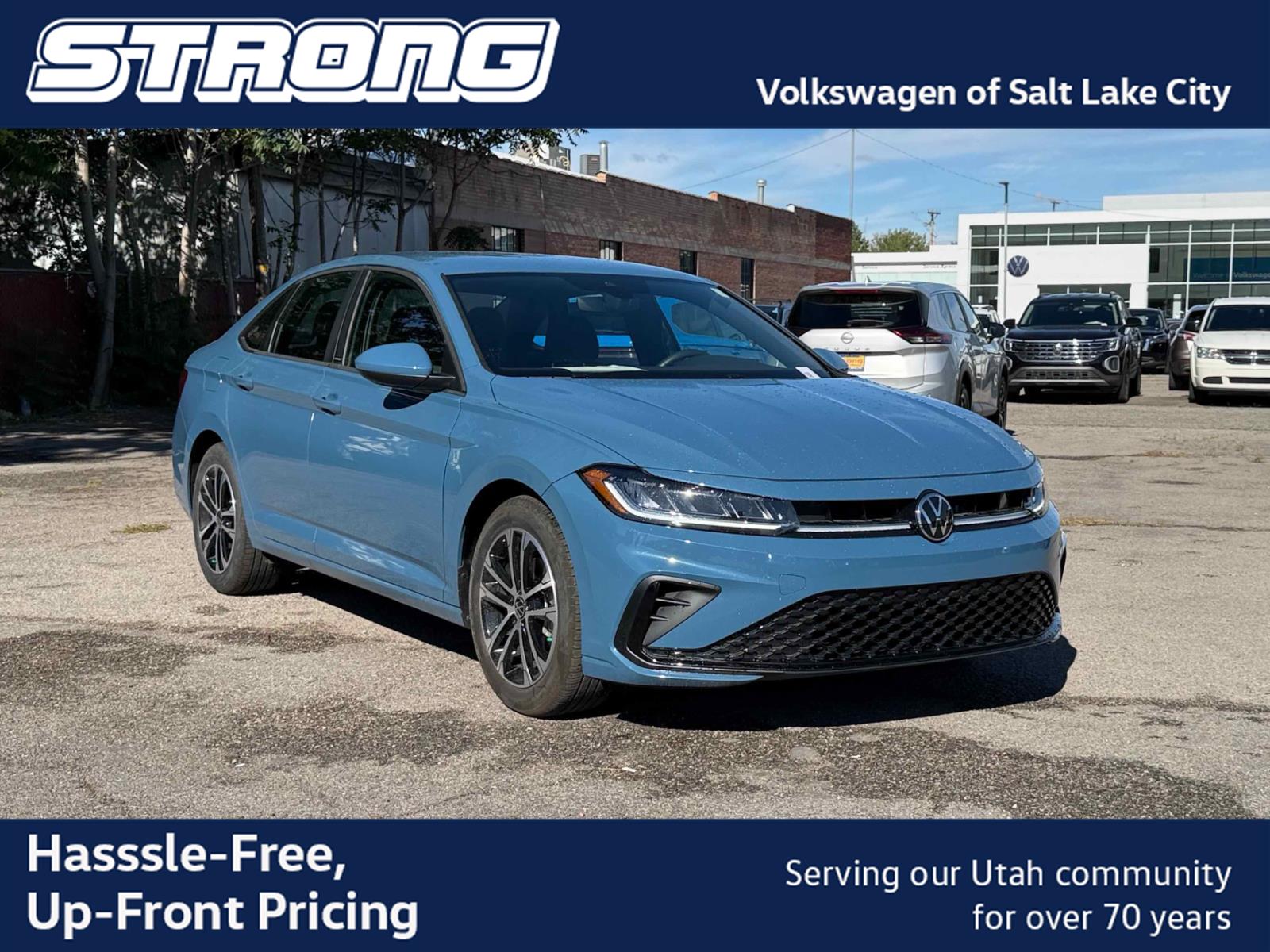 Monterey Blue Pearl 2026 Volkswagen Jetta Sedan Front-Wheel Drive Automatic