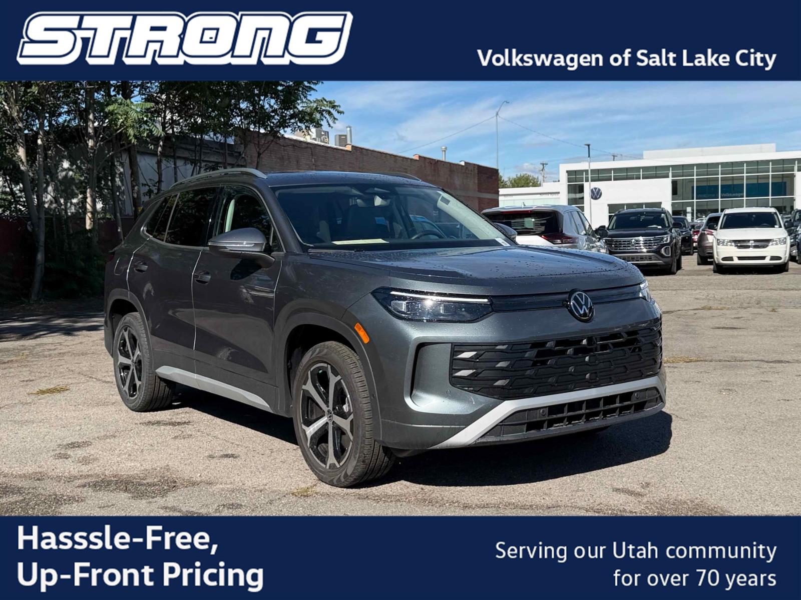 Platinum Gray Metallic 2026 Volkswagen Tiguan SUV / Crossover All-Wheel Drive Automatic