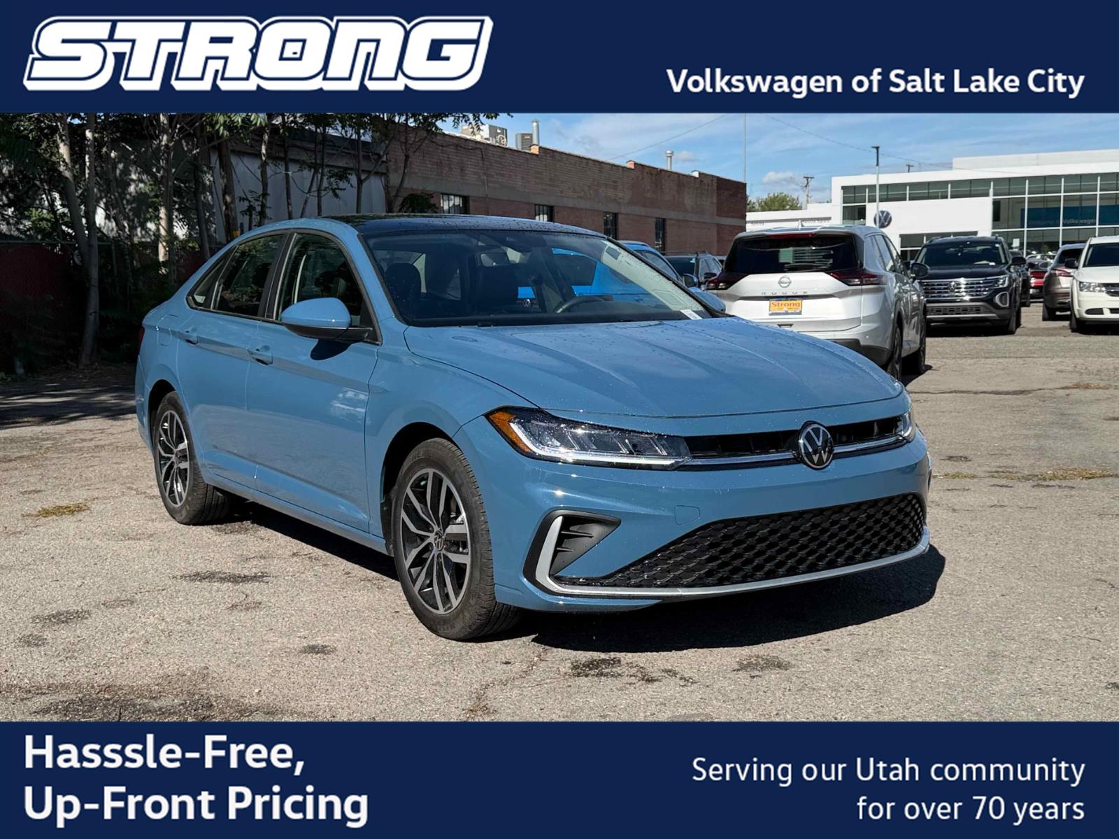 Monterey Blue Pearl 2026 Volkswagen Jetta Sedan Front-Wheel Drive Automatic