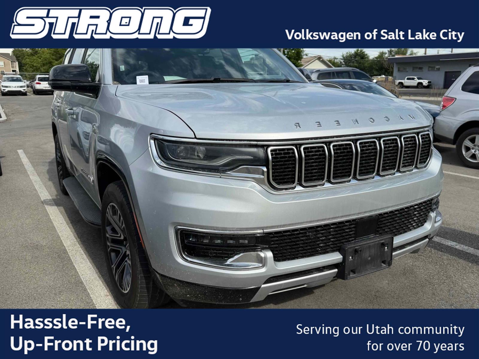 Silver 2024 Jeep Wagoneer SUV / Crossover Four-Wheel Drive