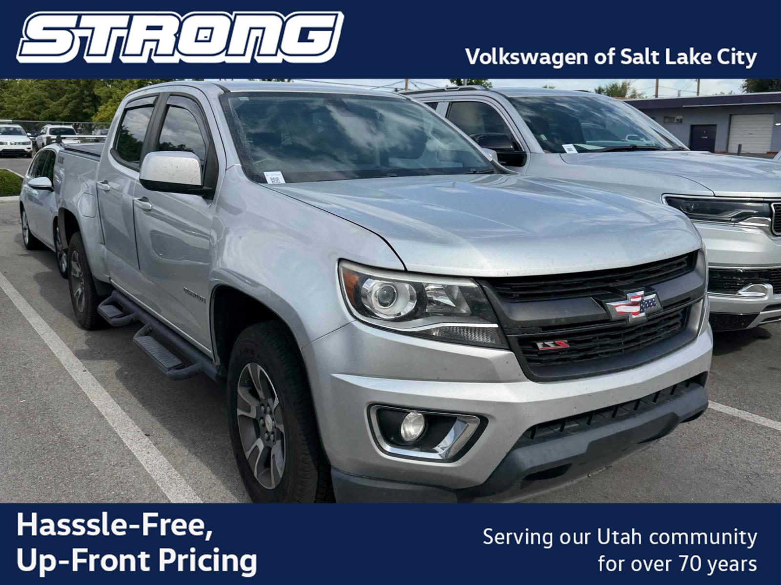 Silver Ice Metallic 2016 Chevrolet Colorado Pickup Truck 4X2 6-Speed Automatic