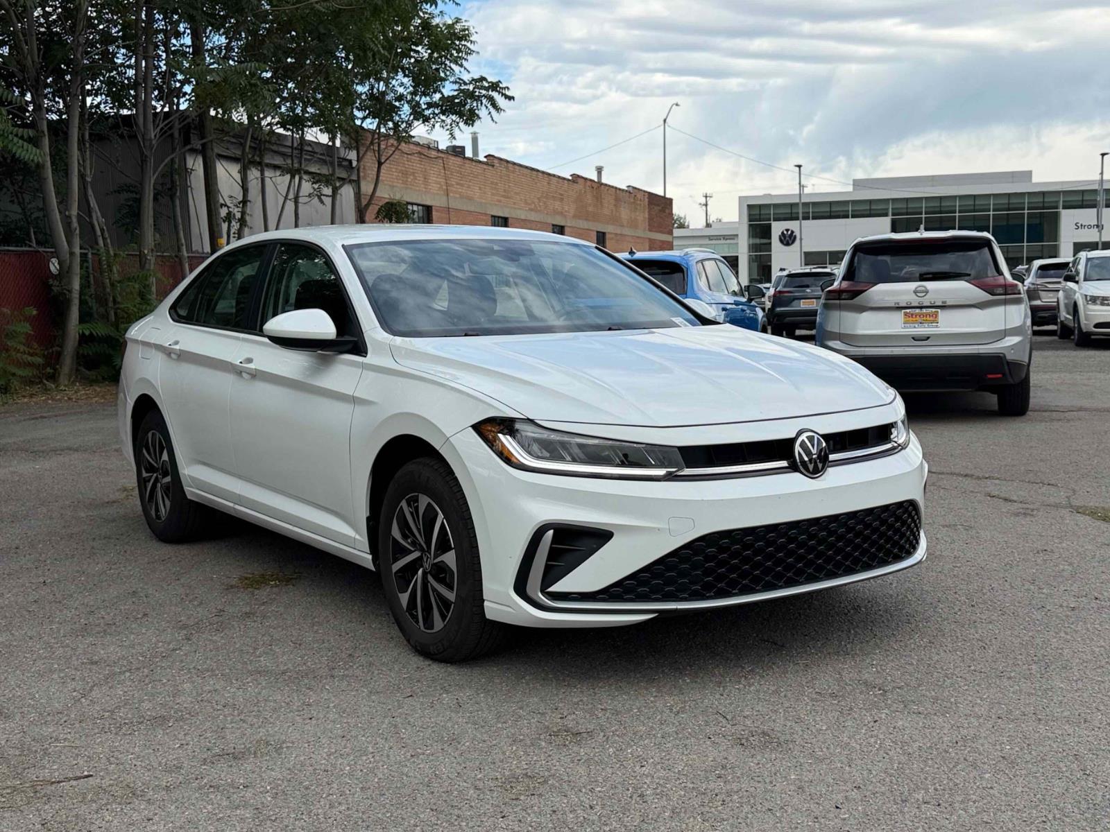 Pure White 2026 Volkswagen Jetta Sedan Front-Wheel Drive Automatic